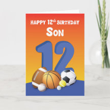Son 12. Geburtstag Sportbälle