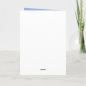 Son 5th Birthday Snowman Snowy  Karte (Rückseite)