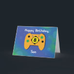 Son 8 Year Old Birthday Gamer Controller Karte<br><div class="desc">Was für eine Sache macht dein Sohn,  um das zu tun,  ihn wirklich glücklich? Wenn Sie sagen,  Videospiele zu spielen,  dann sehen Sie die beste Karte,  die Sie für einen Gamer wie ihn geben können. Er wird begeistert sein,  sobald er den Spielcontroller auf dem Cover sieht.</div>