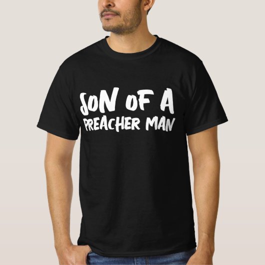 SON A PREACHER MAN MENS RETRO T - SHIRT T-SHIRTS (Vorderseite)