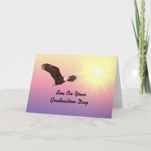 Son Abschluss Eagle Karte (Vorderseite)