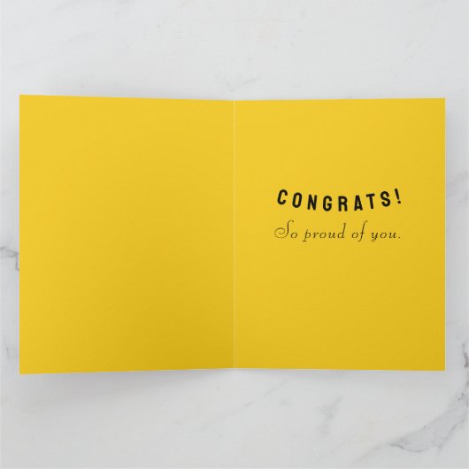 Son Abschluss Karte (Innenseite)