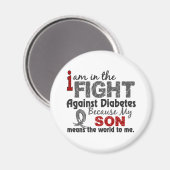 Son bedeutet für mich Diabetes Magnet (Vorderseite/Rückseite)