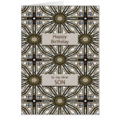 Son Birthday Abstrakt Mandala Design (Vorne)