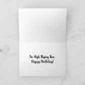 Son Birthday Bird Surfcard Karte (Innenseite)