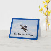 Son Birthday Bird Surfcard Karte (Gelbe Blume)