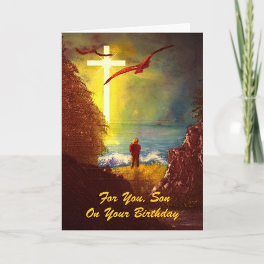 Son Birthday Card Karte (Vorderseite)