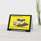 SON BIRTHDAY FUNNY KARTE (Rückseite)