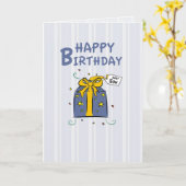 Son Birthday Karte (Gelbe Blume)