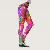 "[SON]Blume Power" helle Sonnenblume mit Krawatte  Leggings (Rechts)