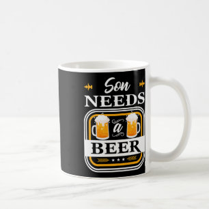 Son braucht eine Bierbraut und Biertrinker. Kaffeetasse