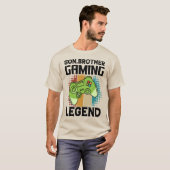 Son Brother Gaming Legend Retro Video Game T-Shirt (Vorne ganz)
