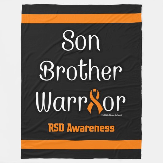 Son Brother Warrior...RSD Fleece-Decke Fleecedecke (Vorderseite)