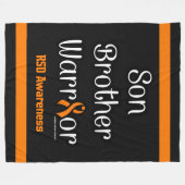 Son Brother Warrior...RSD Fleece-Decke Fleecedecke (Vorderseite (Horizontal))