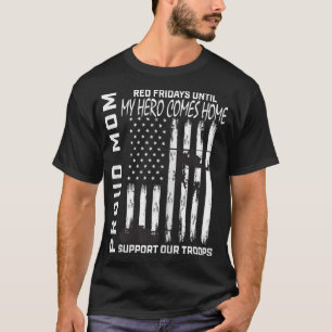 Son Daughter Mama Roter Freitag Militärunterstützu T-Shirt