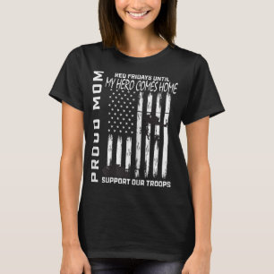Son Daughter Mama Roter Freitag Militärunterstützu T-Shirt