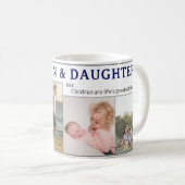 Son & Daughter Personalized Coffee Mug Gift Kaffeetasse (VorderseiteRechts)