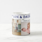 Son & Daughter Personalized Coffee Mug Gift Kaffeetasse (Mittel)