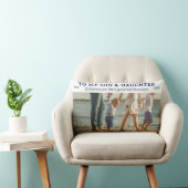 Son & Daughter Personalized Throw Pillow Gift Lendenkissen (Stuhl )