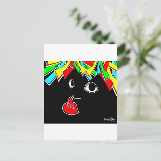 Son de negro postkarte (Stehend Vorderseite)