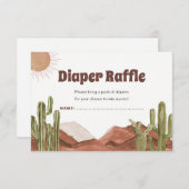 Son Desert Baby Dusche Preisliste Einladung (Vorne/Hinten)