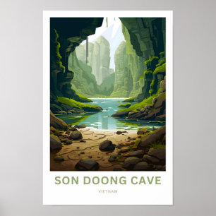 Son Doong Cave Vietnam Travel Print Poster