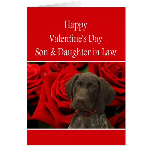 Son & Ehefrau Glossy Grizzy Valentine Puppy Liebe (Vorne)