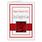 Son & Ehefrau Happy Valentine's Day Rose (Vorne)