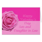 Son & Ehefrau Happy Valentine's Day Rose (Vorderseite (Horizontal))