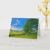 Son, eine Landschaft der Pastorale Karte (Gelbe Blume)