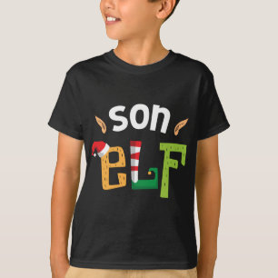 Son Elf Weihnachtselfen Squad Matching Elf Familie T-Shirt