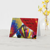 **SON** ERREICHEN FÜR DEN SKY SOAR / GLÜCKLICH GEB KARTE (Gelbe Blume)