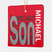 Son Extraordinaire CUSTOM Keramikornament (Links)