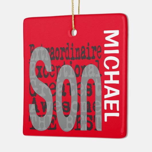 Son Extraordinaire CUSTOM Keramikornament (Links)