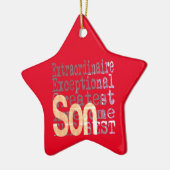 Son Extraordinaire Keramik Ornament (Links)