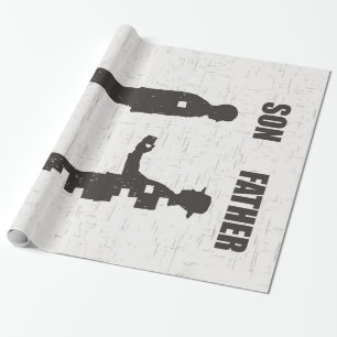 Son Father   Geschenk für Vater von Sohn, bester V Geschenkpapier