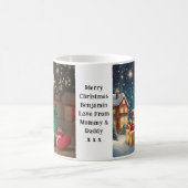 Son Foto | Weihnachtsgeschenk | Weißer Kaffee Kaffeetasse (Mittel)