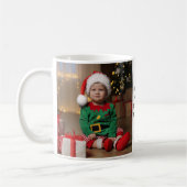 Son Foto | Weihnachtsgeschenk | Weißer Kaffee Kaffeetasse (Links)