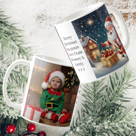 Son Foto | Weihnachtsgeschenk | Weißer Kaffee Kaffeetasse