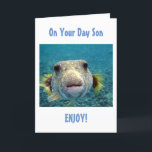 SON GENIESSEN, ENTSPANNEN UND WISSEN, DASS SIE GEB KARTE<br><div class="desc">DIESER PUFFERFISCH IST SO BEREIT ZU SAGEN **IHR SOHN*** ER IST LIEBT AUF SEINEM *GEBURTSTAG* UND SIE HOFFEN,  ER KANN SICH AN SEINEM SONDERTAG GENIESSEN UND ENTSPANNEN!</div>