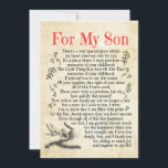 Son-Geschenk| Für meinen Sohn danke, dass Sie so v Einladung<br><div class="desc">Son-Geschenk| Danke für meinen Sohn,  dass du so viel Freude und Lachen in mein Leben aufgenommen hast</div>