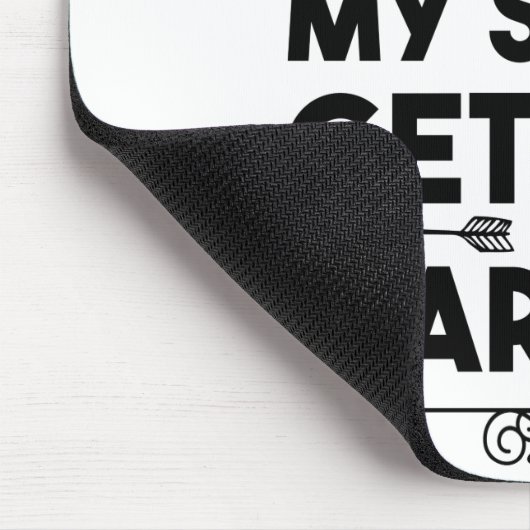 Son Getting Married Bachelorette Wedding Party Mousepad (Ecke)