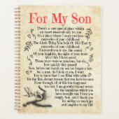 Son Gift | Mein Sohn danke Ihnen, dass Sie so viel Planer (Vorderseite)