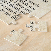 Son Gift | Mein Sohn danke Ihnen, dass Sie so viel Puzzle (Seite)