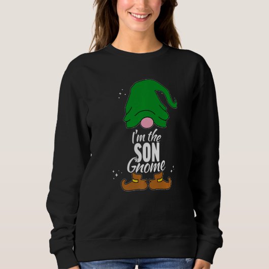 Son Gnome Matching Family Group Christmas For Part Sweatshirt (Vorderseite)