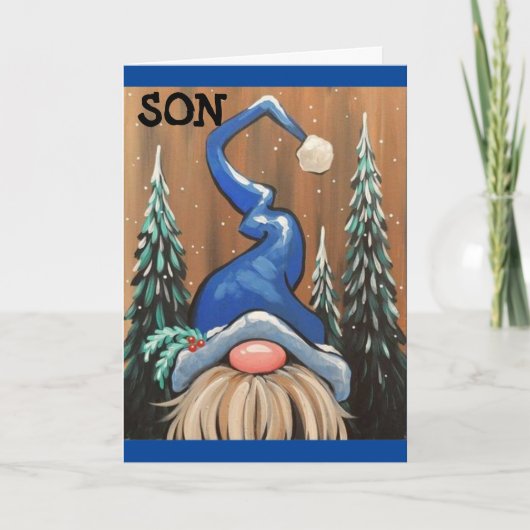 *SON* GNOME VERBREITET "CHRISTMAS CHEER" FEIERTAGSKARTE (Vorderseite)