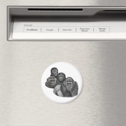 Son Gorilla Magnet By AGE. Gorilla Life (In Situ (Geschirrspüler))