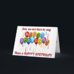 ***SON*** HABEN EINEN FREUNDLICHEN GEBURTSTAG!!! KARTE<br><div class="desc">FÜR ***IHR SOHN****... ... MIT BALLOONS SPRICHWORT ... ..****HABEN KAK UND HABEN EINEN SPASS UND GLÜCKLICH GEBURTSTAG!!!*****</div>