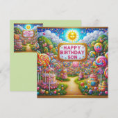 SON ~ Happy Birthday ~ Candy Land ~ (Vorne/Hinten)