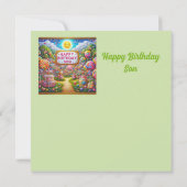 SON ~ Happy Birthday ~ Candy Land ~ (Rückseite)